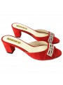 SANDAL SUEDE RED