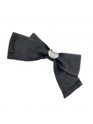 BLACK BOW WITH PIN