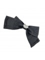 BLACK BOW WITH PIN