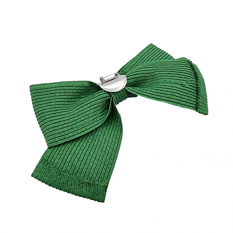 GREEN BOW WITH PIN