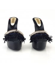 BLACK CLOGS made in italy